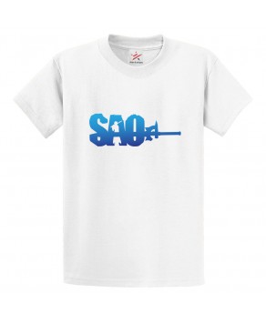 SAO Sword Art Online Classic Unisex Kids and Adults T-Shirt For Animated TV Show Fans